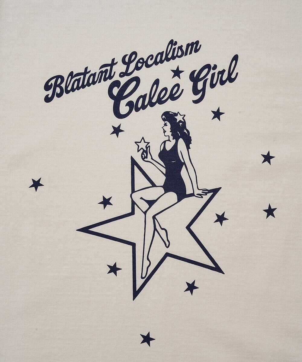 バインダーネック キャリーガール ヴィンテージ風Tシャツ