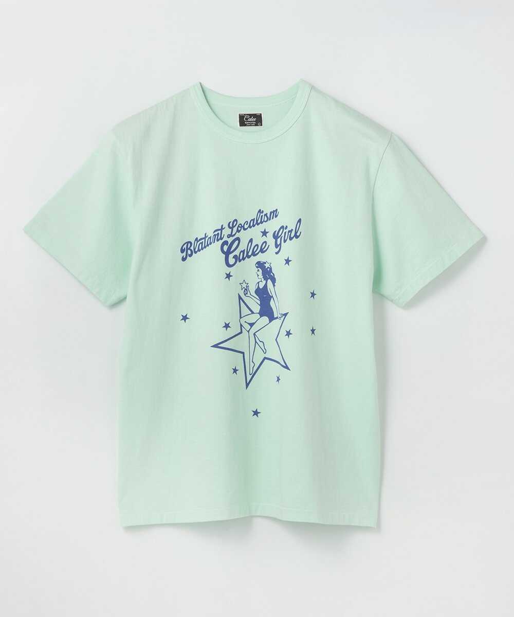 バインダーネック キャリーガール ヴィンテージ風Tシャツ