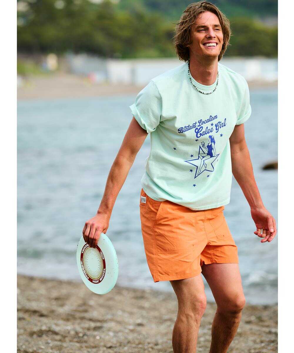 バインダーネック キャリーガール ヴィンテージ風Tシャツ