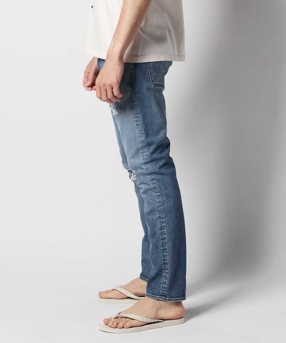 別注限定 アルティメイトストレッチ スリムダメージデニムパンツ