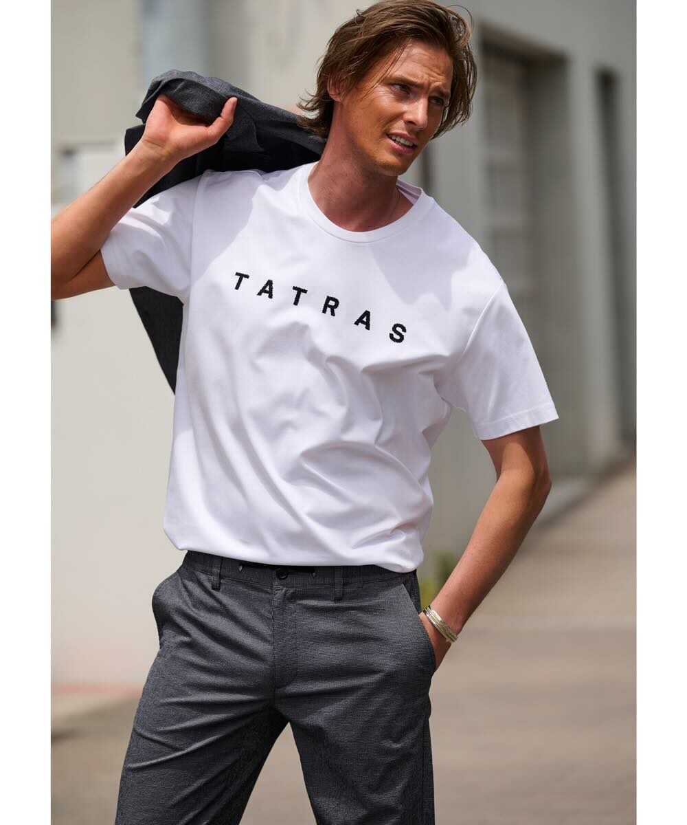 PARTINICO/パルティニーコ ロゴ刺繍Tシャツ