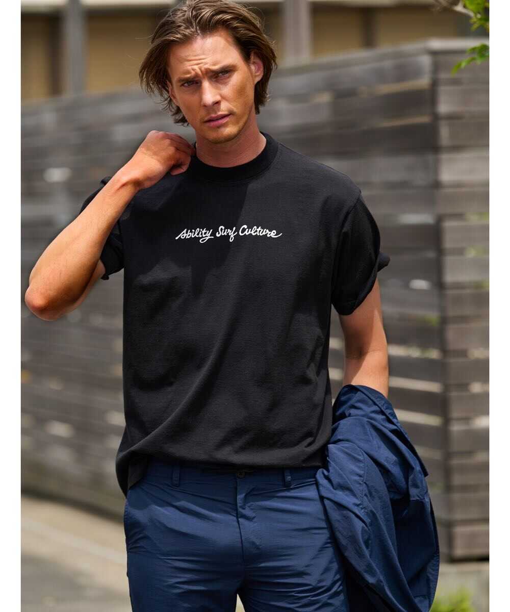 バッグロゴTシャツ