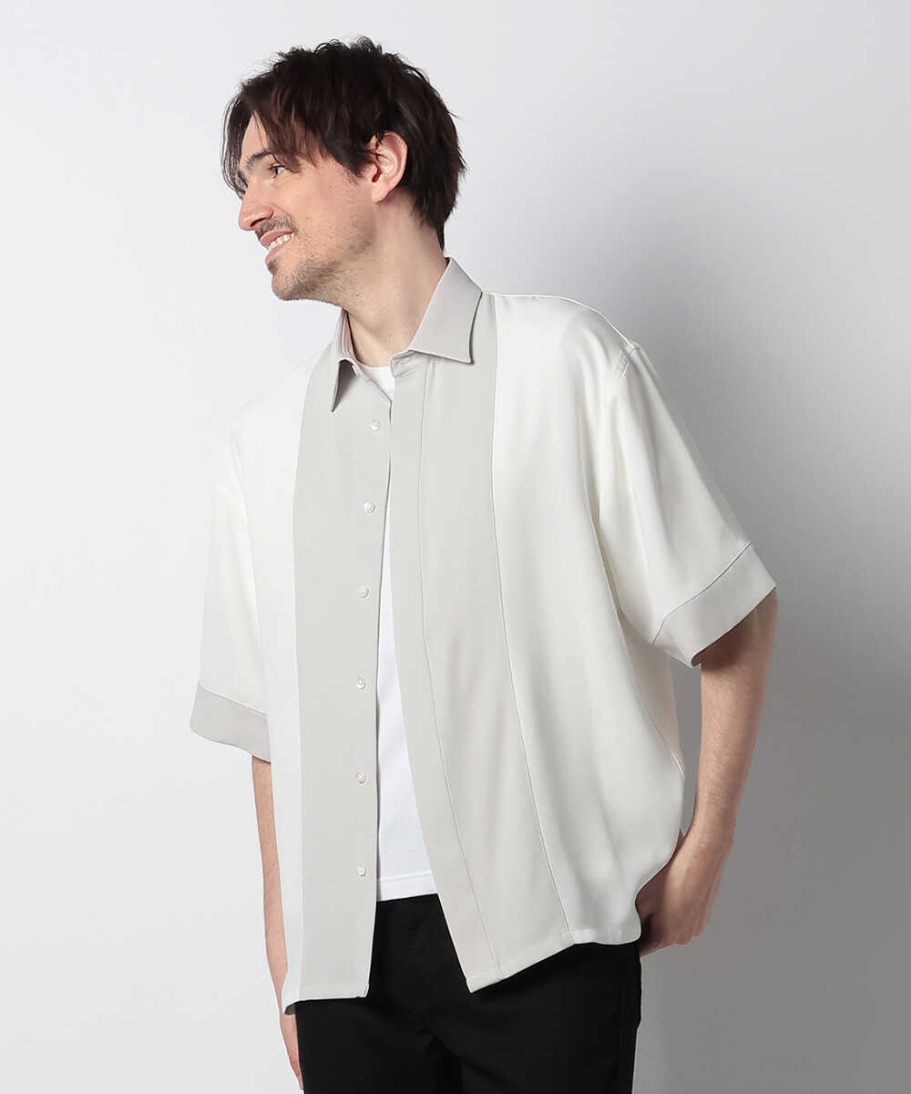 ブロッキング ショートスリーブシャツ