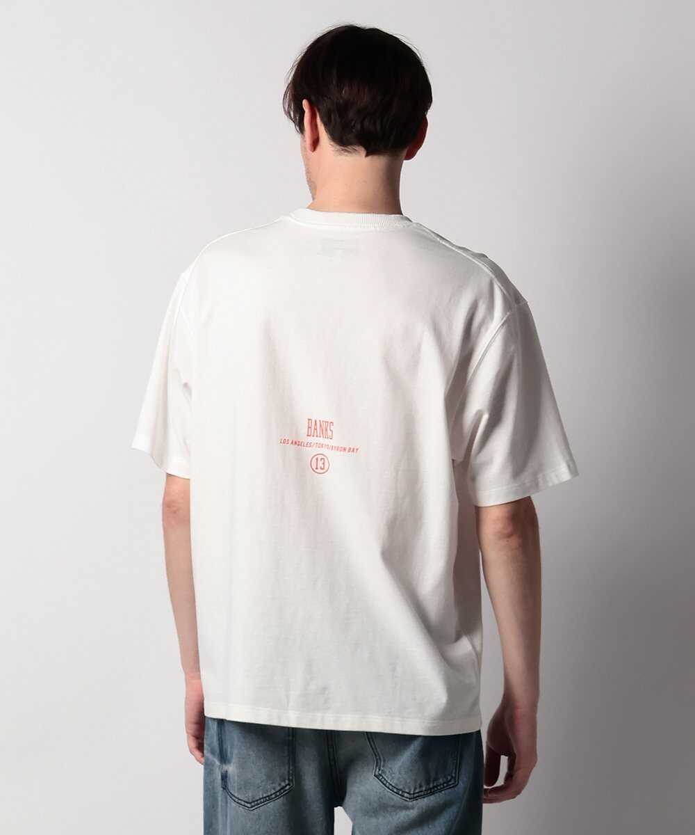 フロッキープリントTシャツ