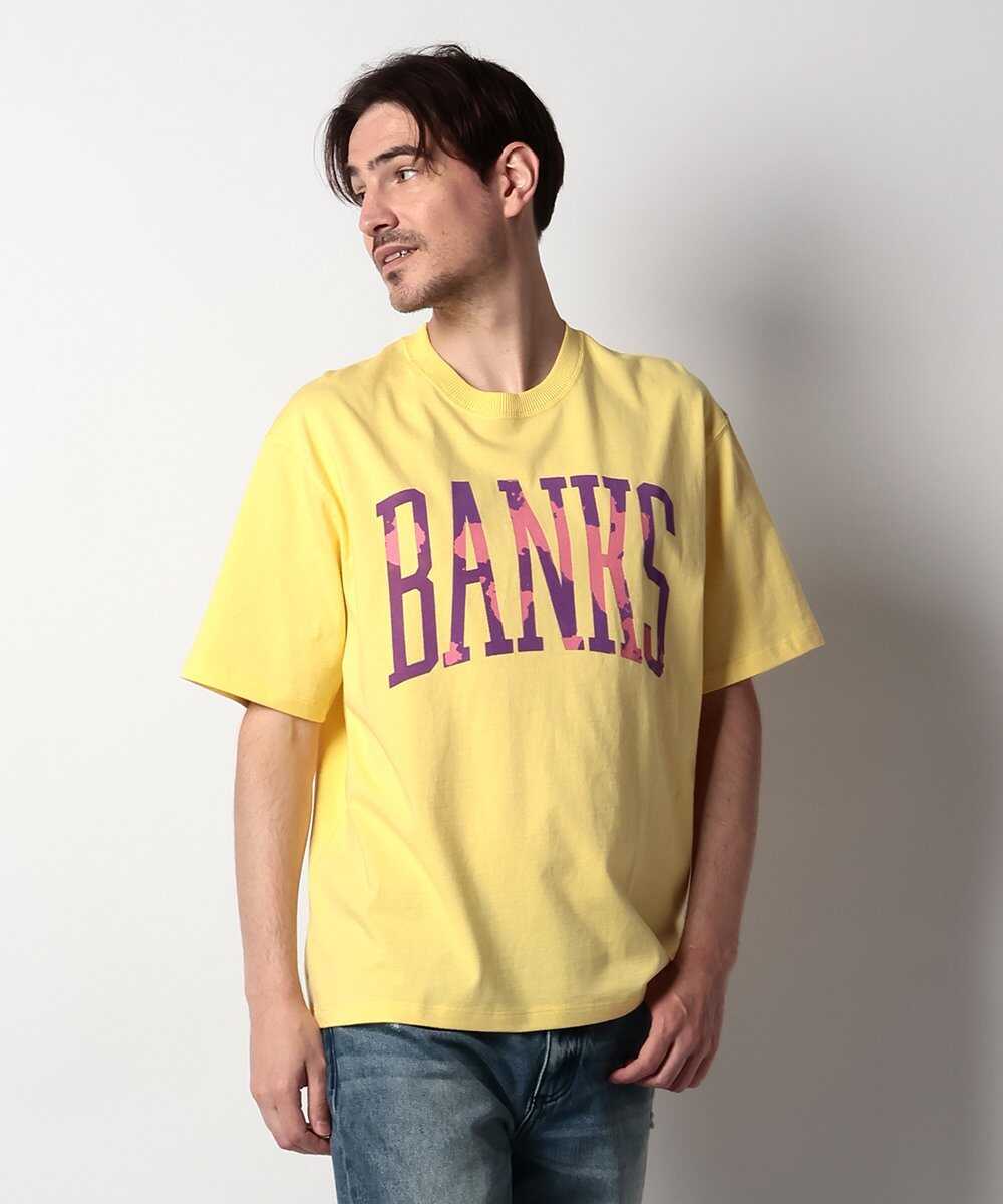 フロッキープリントTシャツ