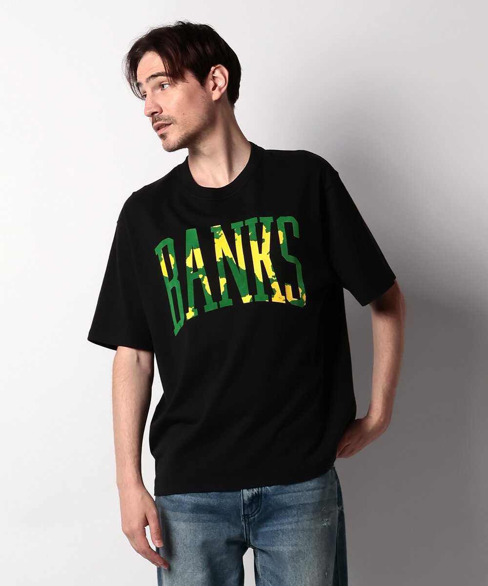 フロッキープリントTシャツ