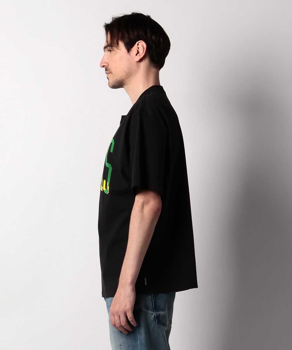 フロッキープリントTシャツ