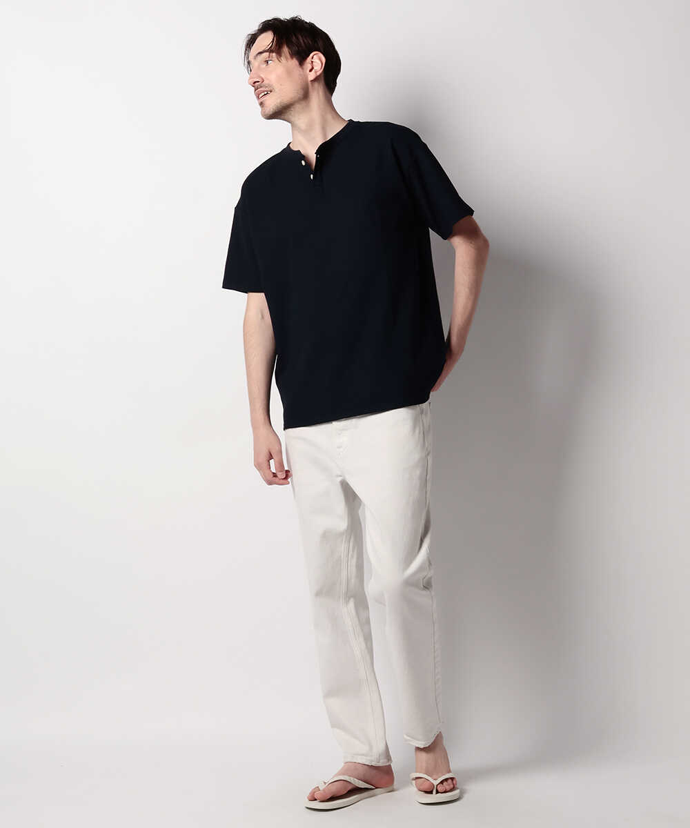 エアフレックス ワッフルヘンリーネックTシャツ