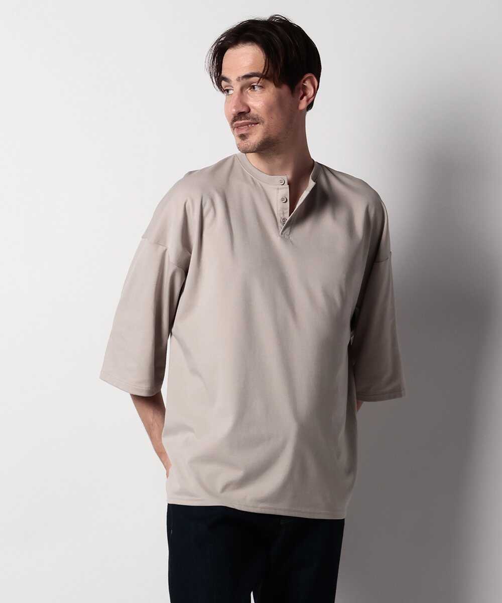 クールマックス リラックスヘンリーTシャツ