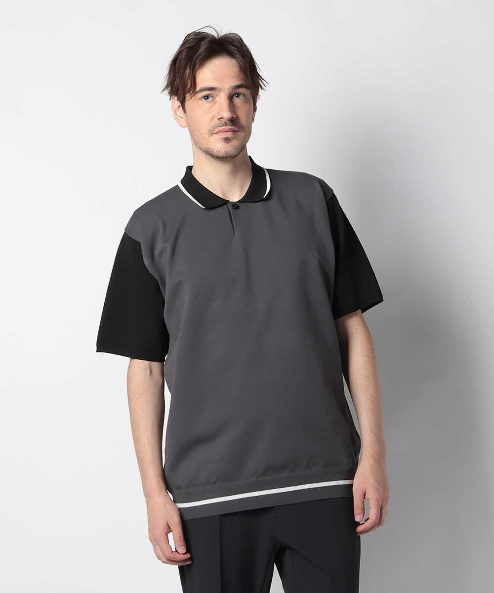 A-PACK テックニットポロシャツ