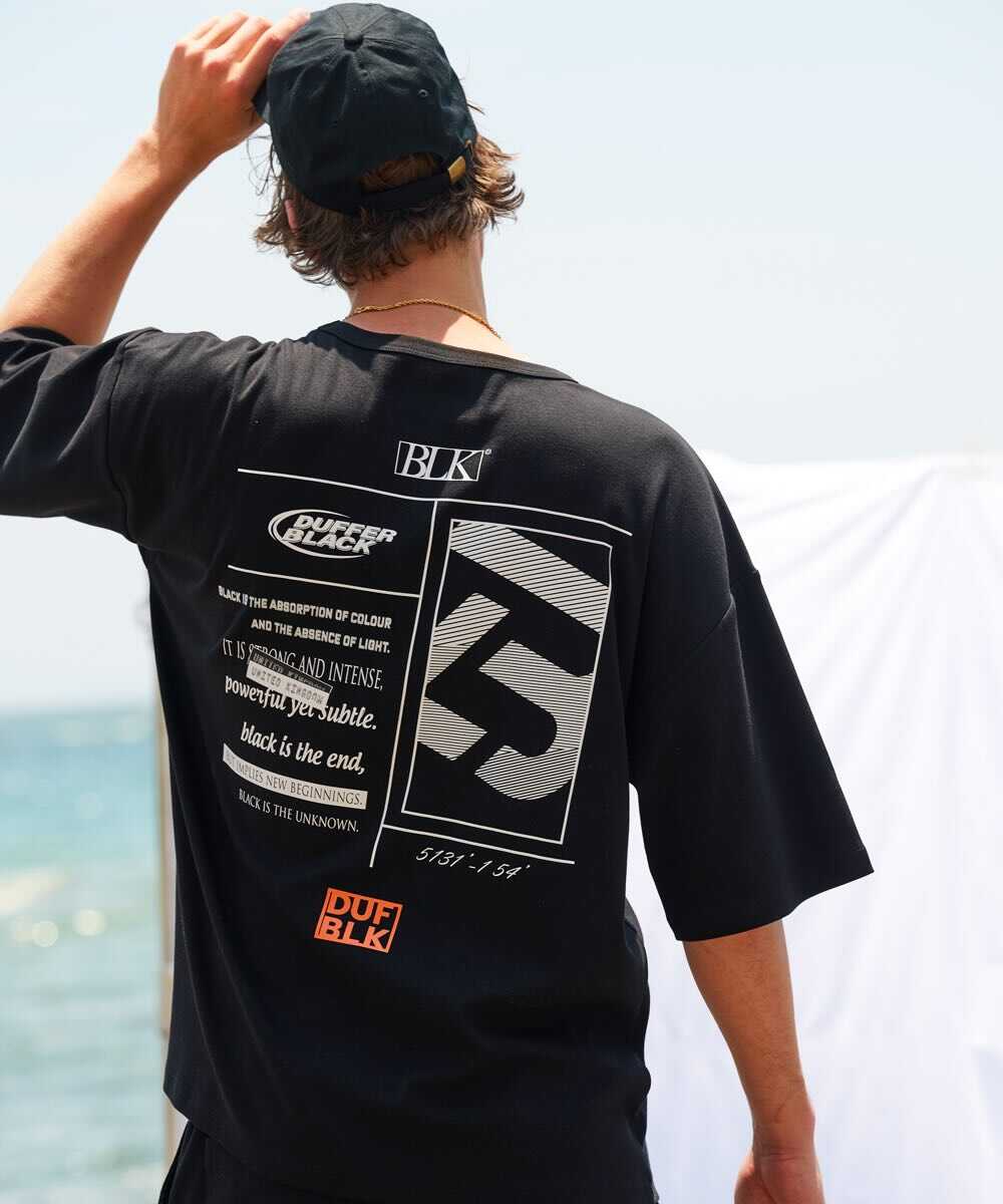 ブラックレーベル A-PACK バックプリントTシャツ