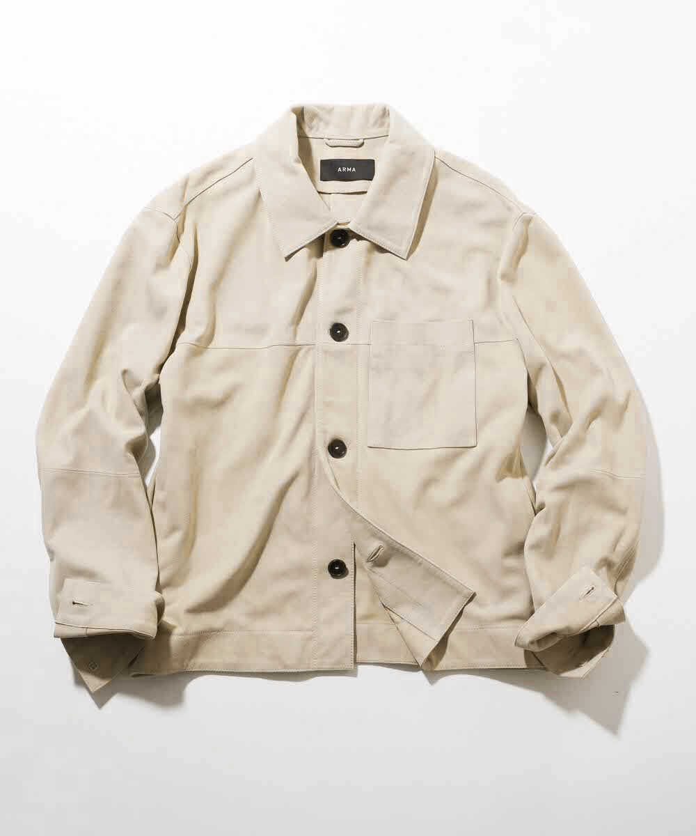 ”PEAK”スウェードレザージャケット