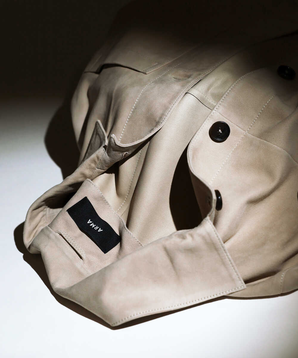 ”PEAK”スウェードレザージャケット