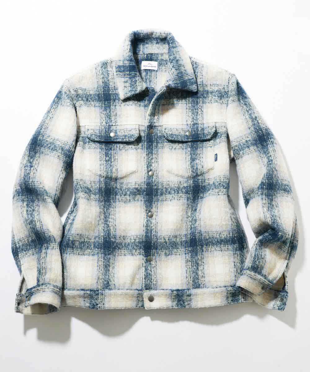 限定 ふんわり起毛チェックシャツGジャン
