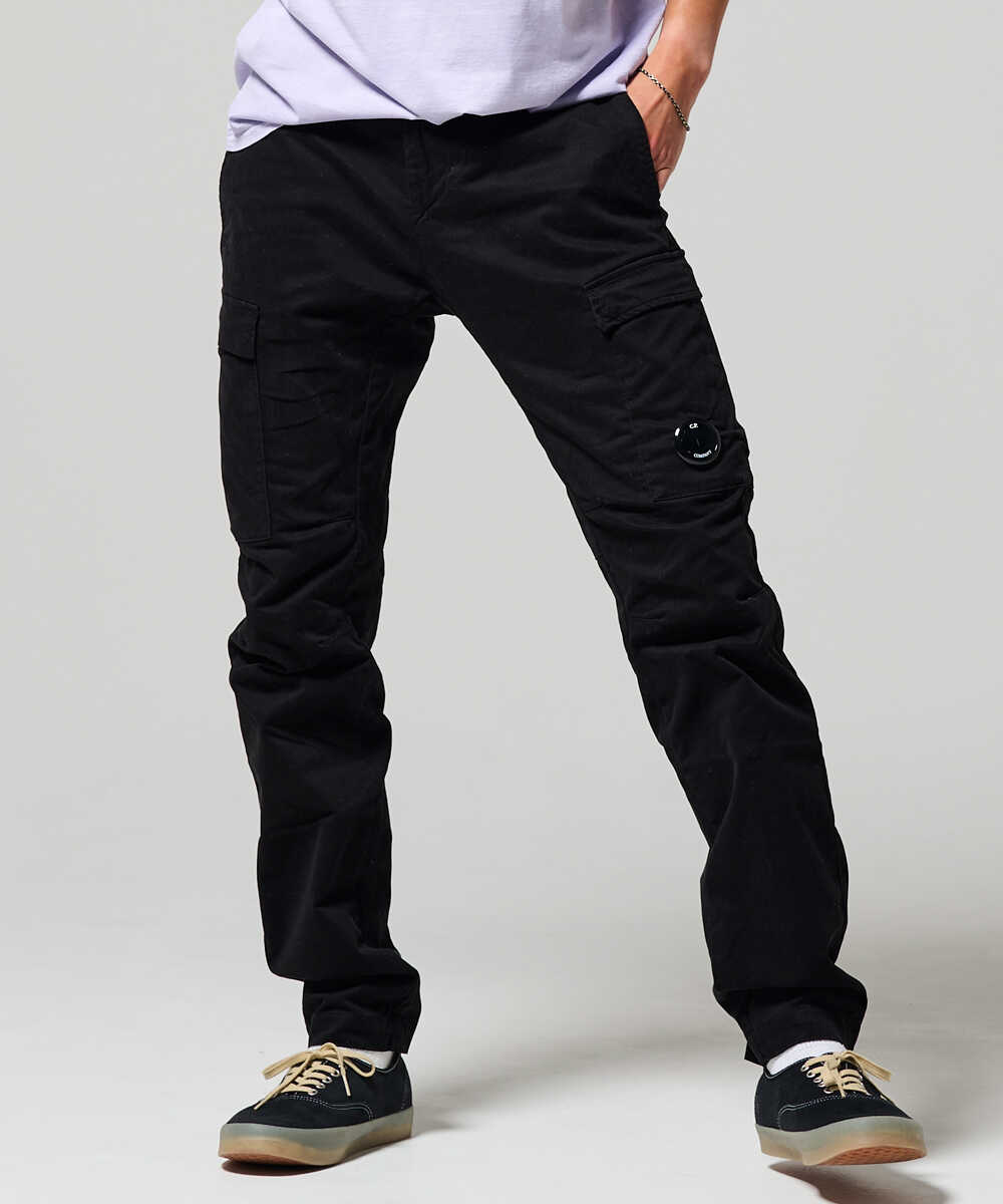 ストレッチサテン カーゴパンツ