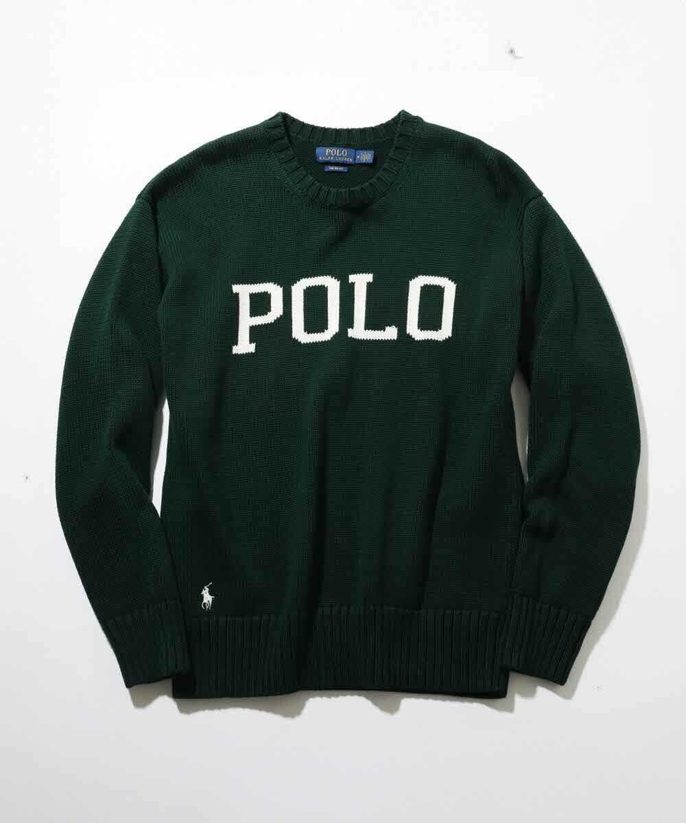 “POLO”ロゴ ビッグフィットセーター