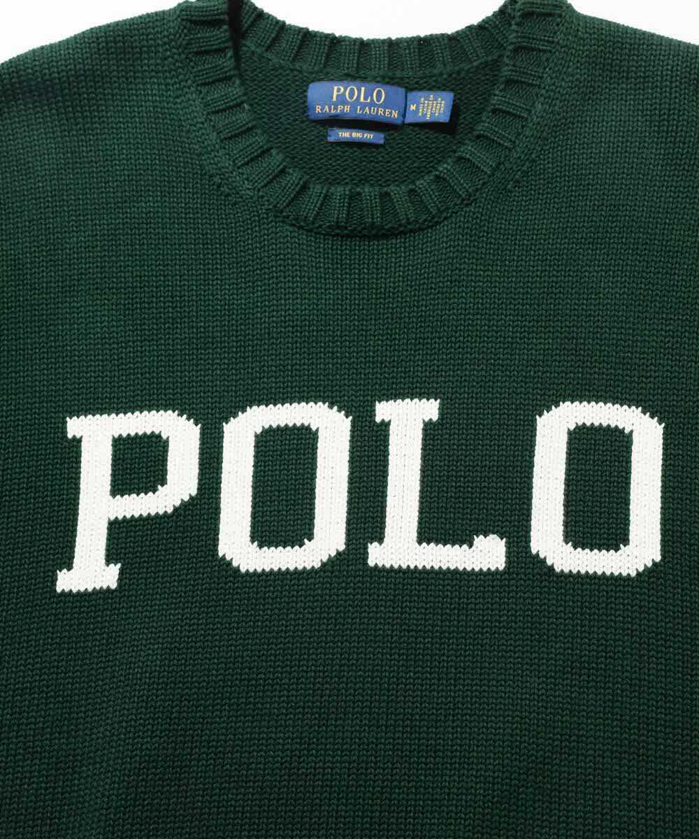 “POLO”ロゴ ビッグフィットセーター