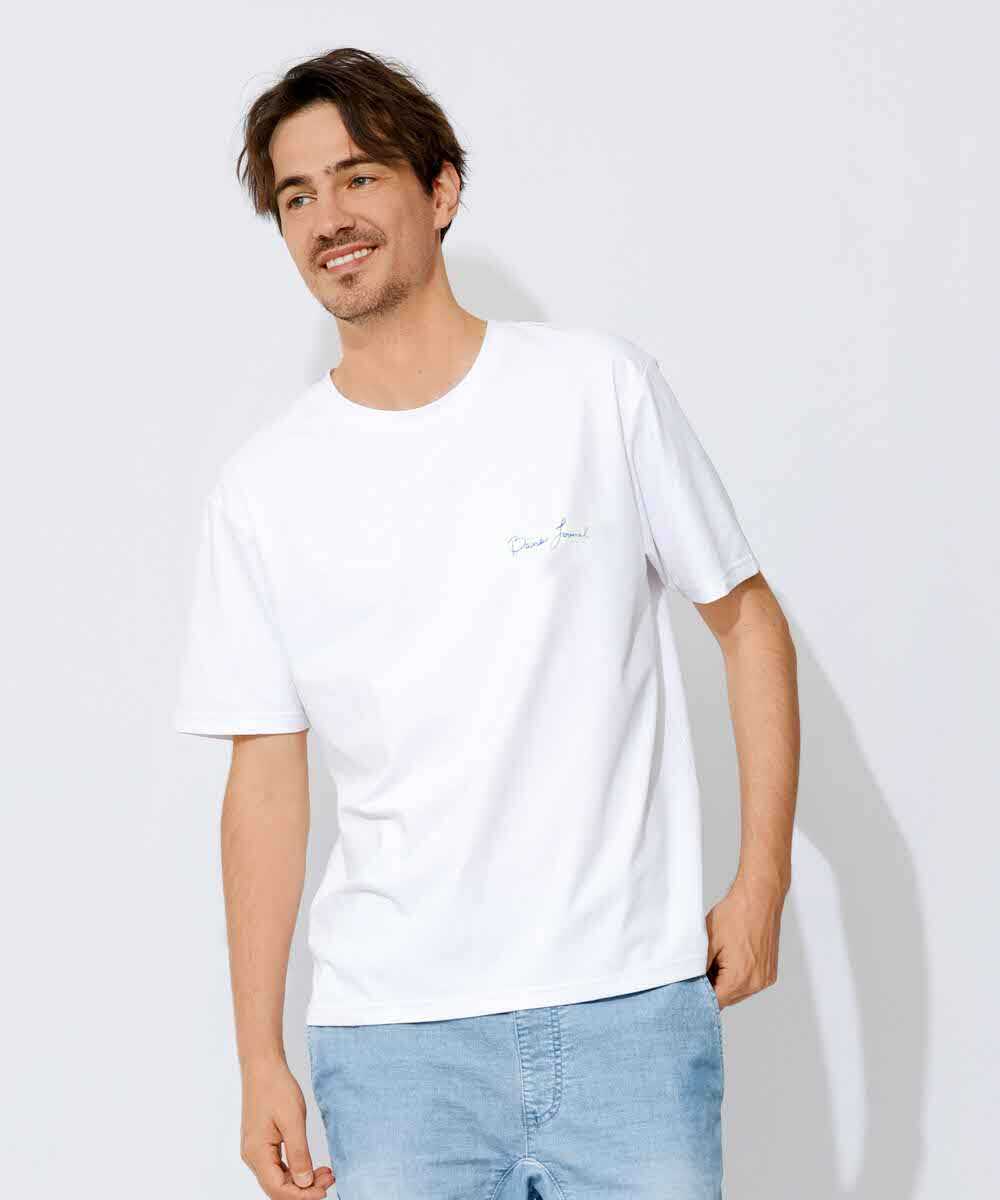 別注限定 速乾素材 バックプリントTシャツ