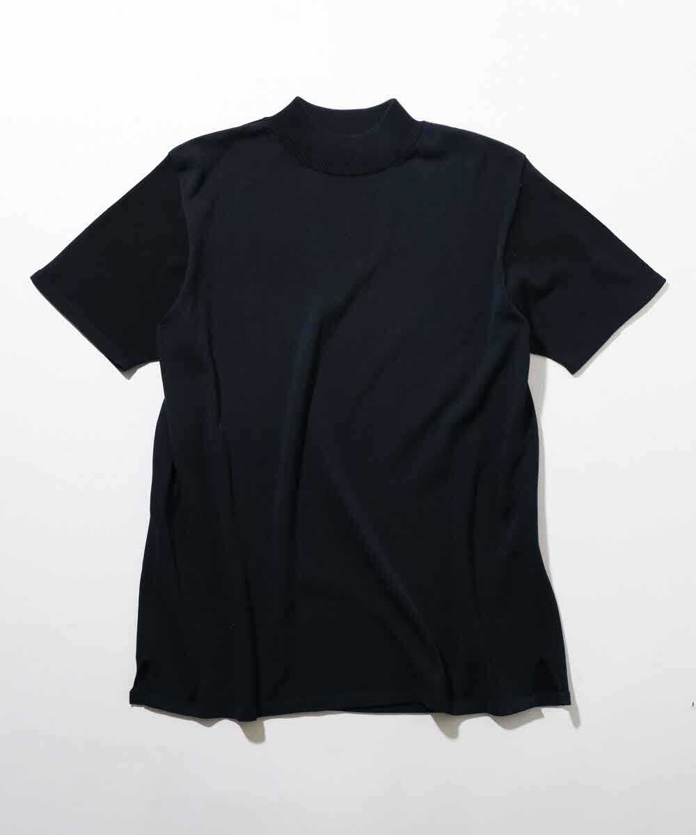 WHOLE/ホールホールガーメント モックネックTシャツ