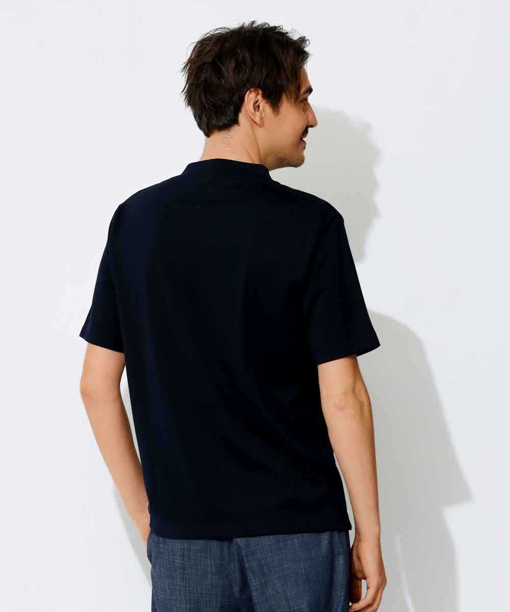 WHOLE/ホールホールガーメント モックネックTシャツ