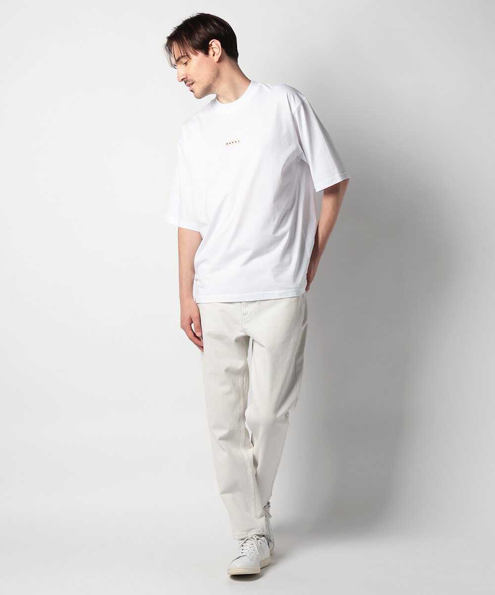 ボックスロゴ クルーネックTシャツ