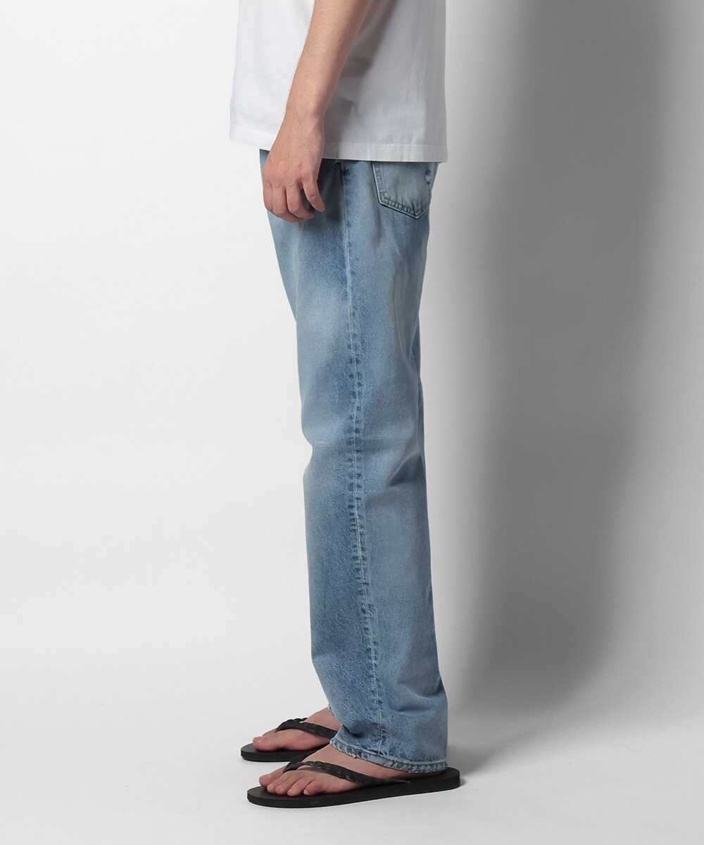 "London Bro" テイパードデニムパンツ