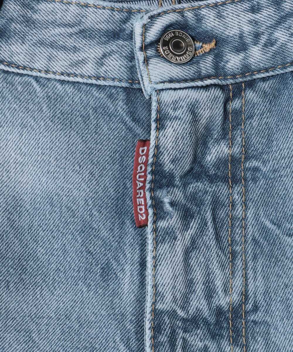 "London Bro" テイパードデニムパンツ