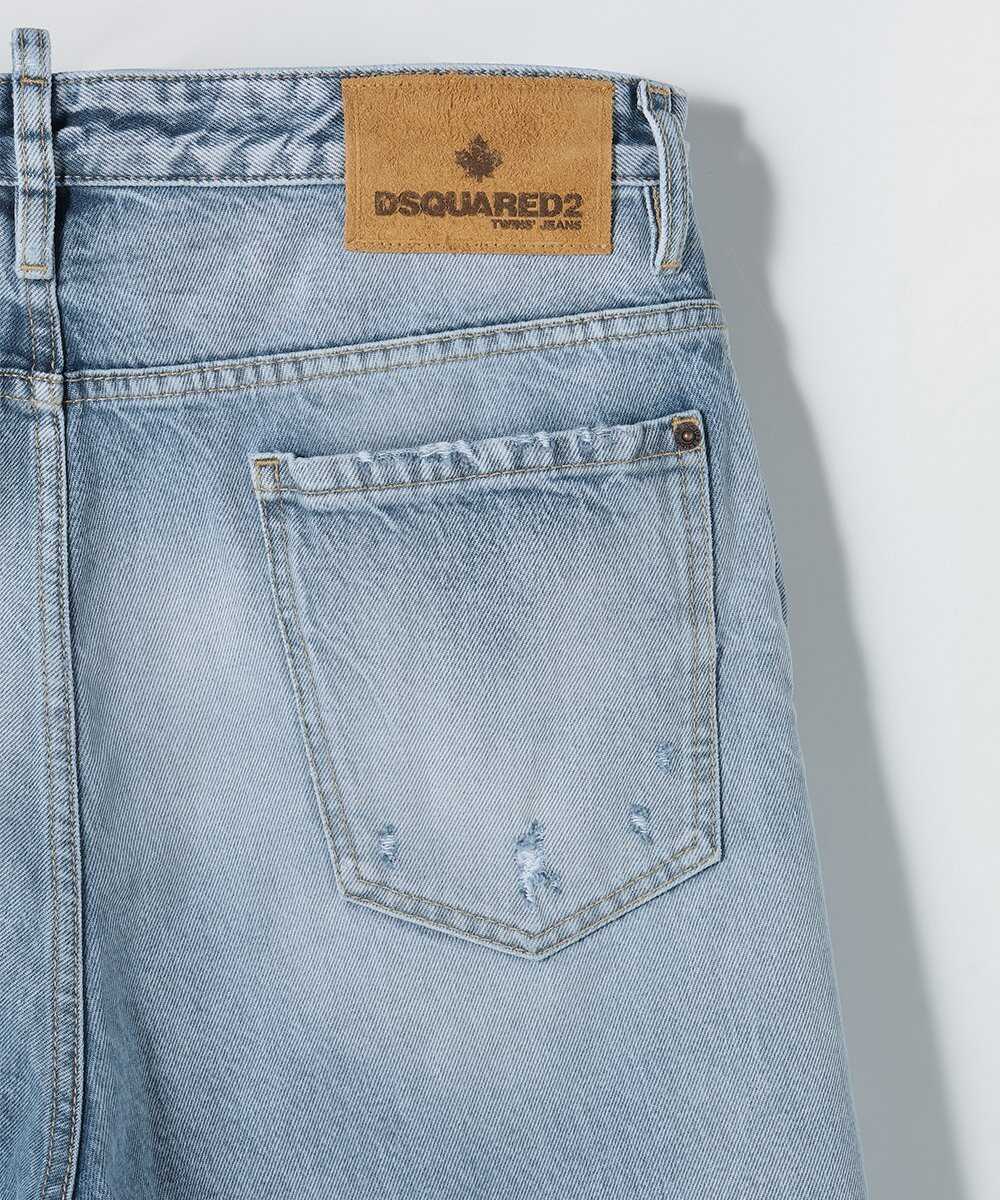 "London Bro" テイパードデニムパンツ