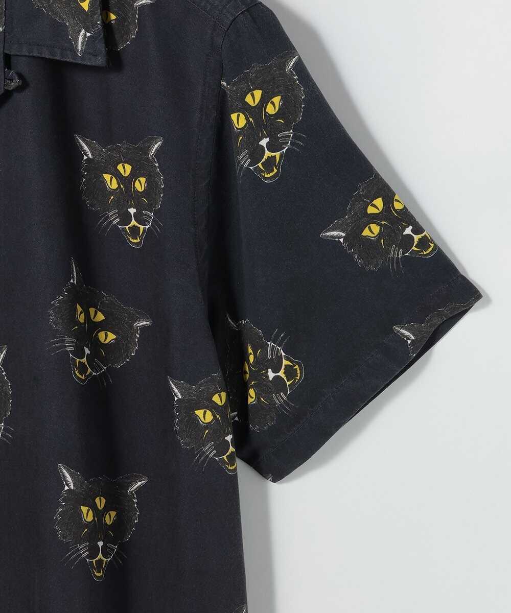 Arvid The Cat Hawaii Shirt Antracite/アロハシャツ