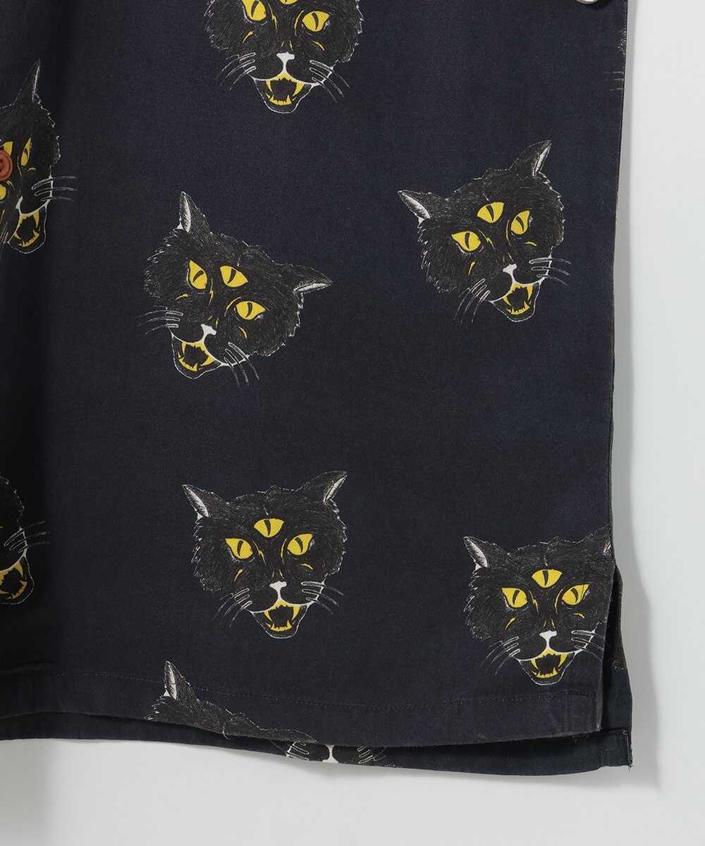 Arvid The Cat Hawaii Shirt Antracite/アロハシャツ