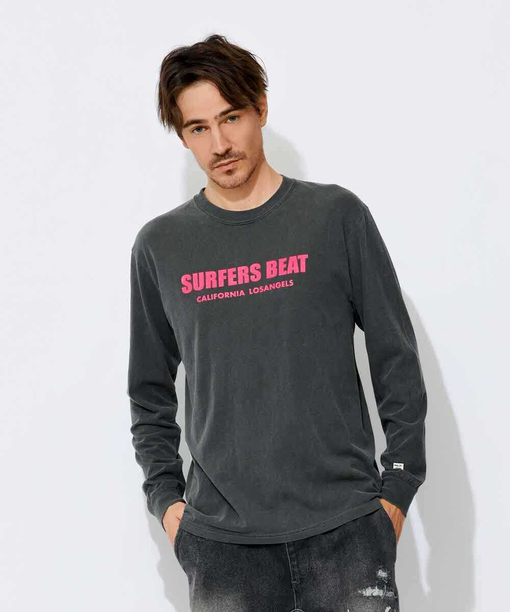 別注限定 SURFBEAT/サーフビート ピグメントダイロンT