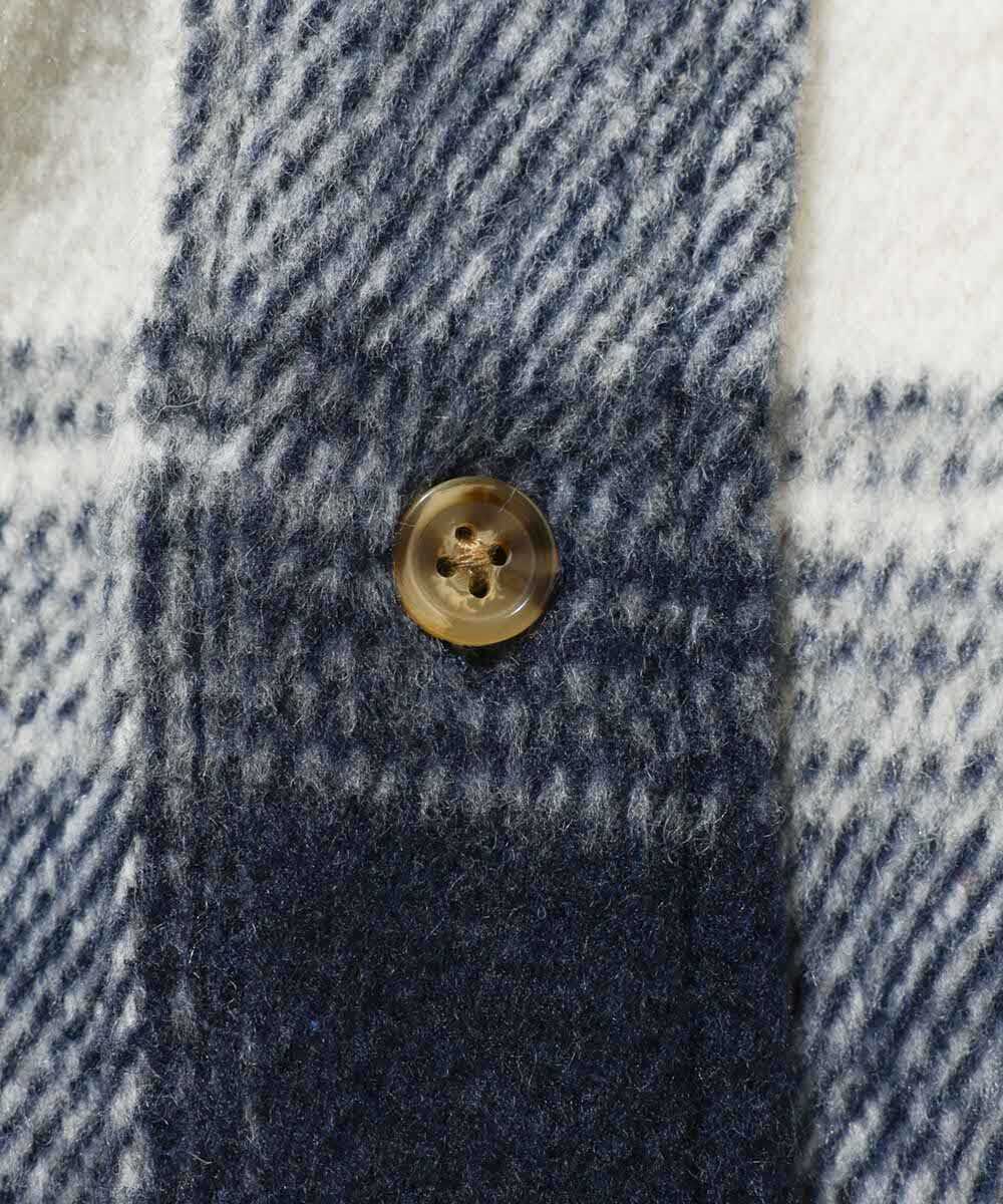 限定 ふんわり起毛チェックシャツ