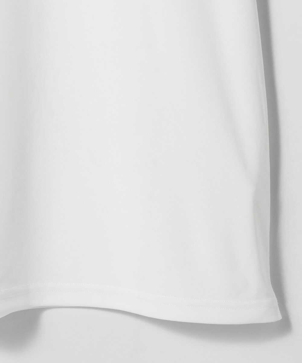  遮熱 UVカット モックネック ロゴTシャツ