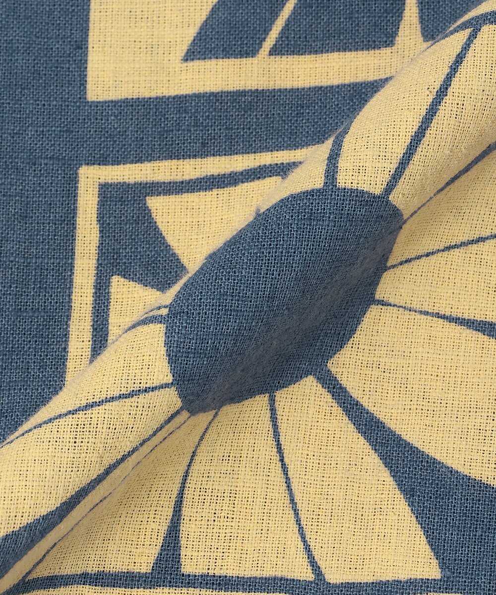 デイジー柄 半袖シャツ