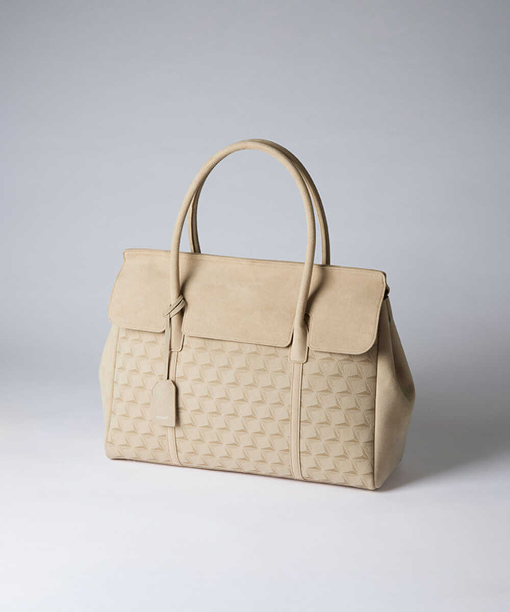 モノグラム柄 フラップバッグ M ウルトラスエード Ultrasuede