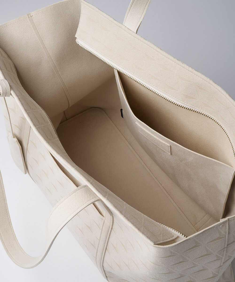 モノグラム柄 ジップトートバッグ M ウルトラスエード Ultrasuede