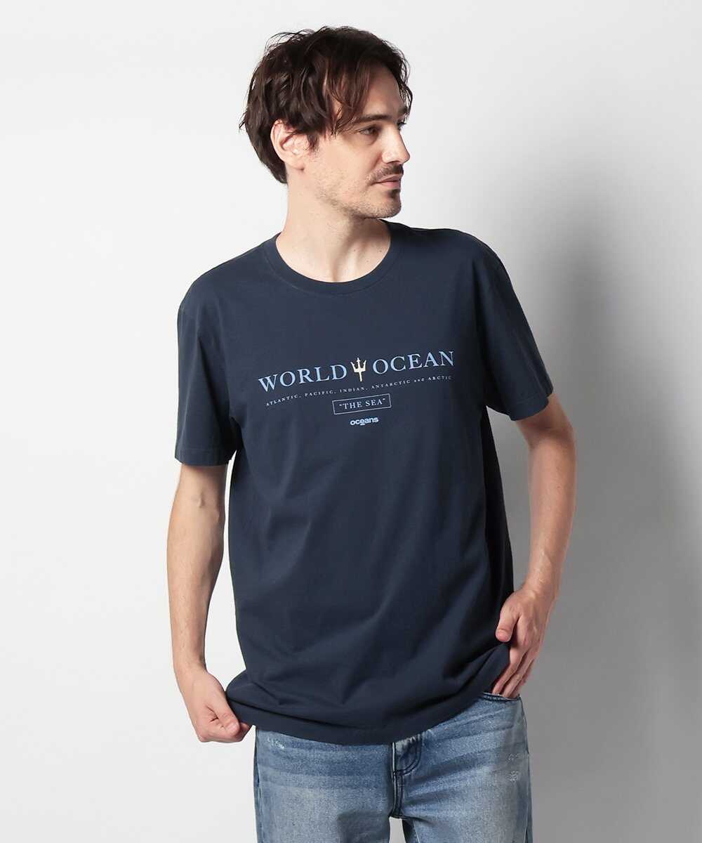 〈オスクレン〉古着感あふれるプリントTシャツ