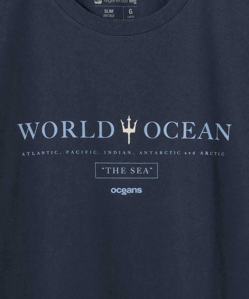 〈オスクレン〉古着感あふれるプリントTシャツ