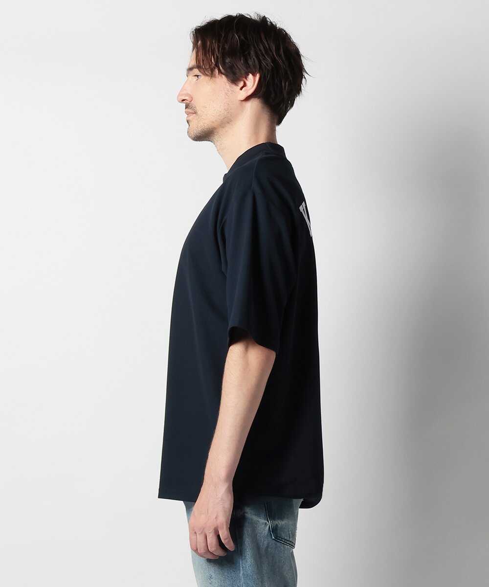 鹿の子クルーネック ベースボールTシャツ