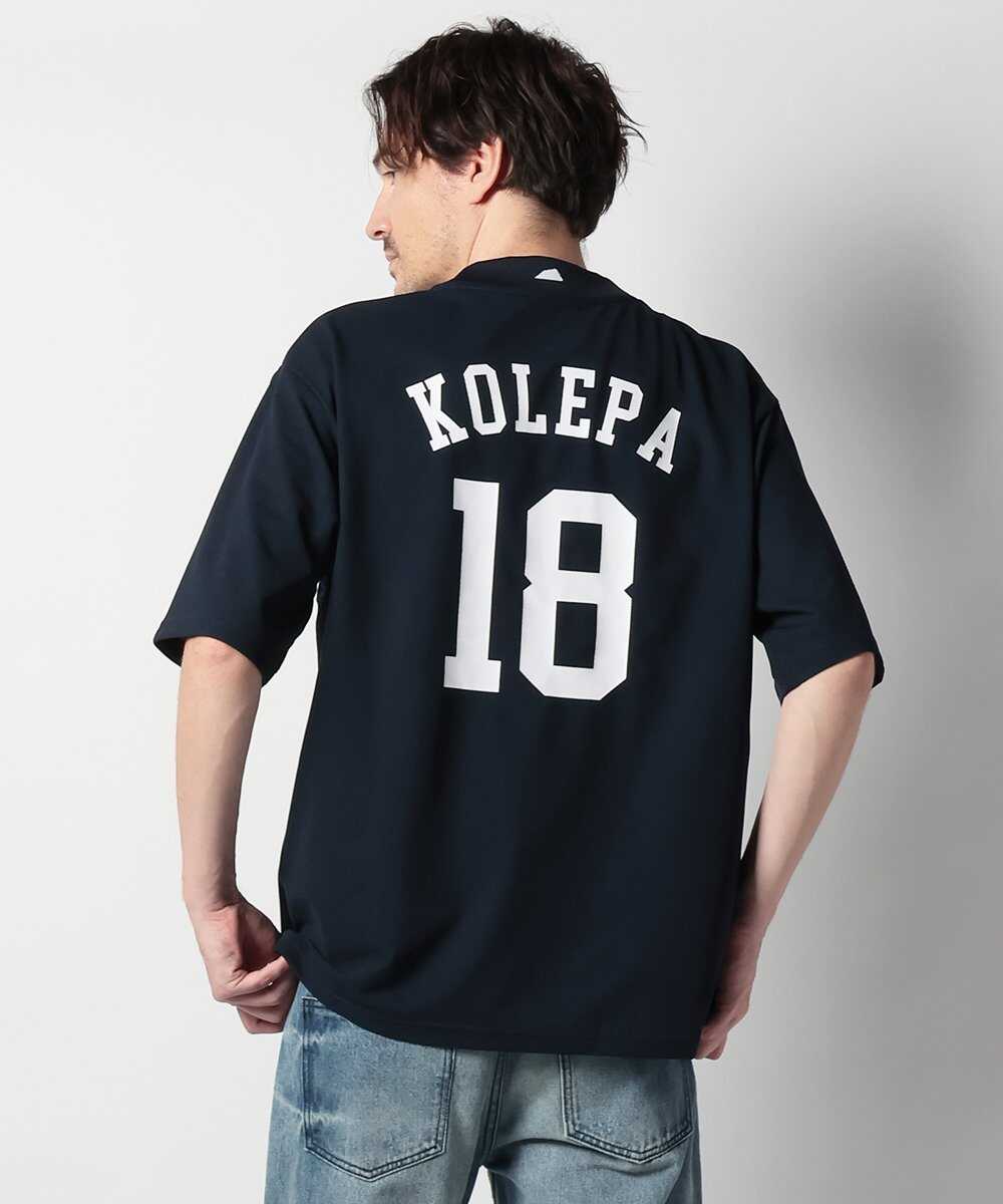 鹿の子クルーネック ベースボールTシャツ
