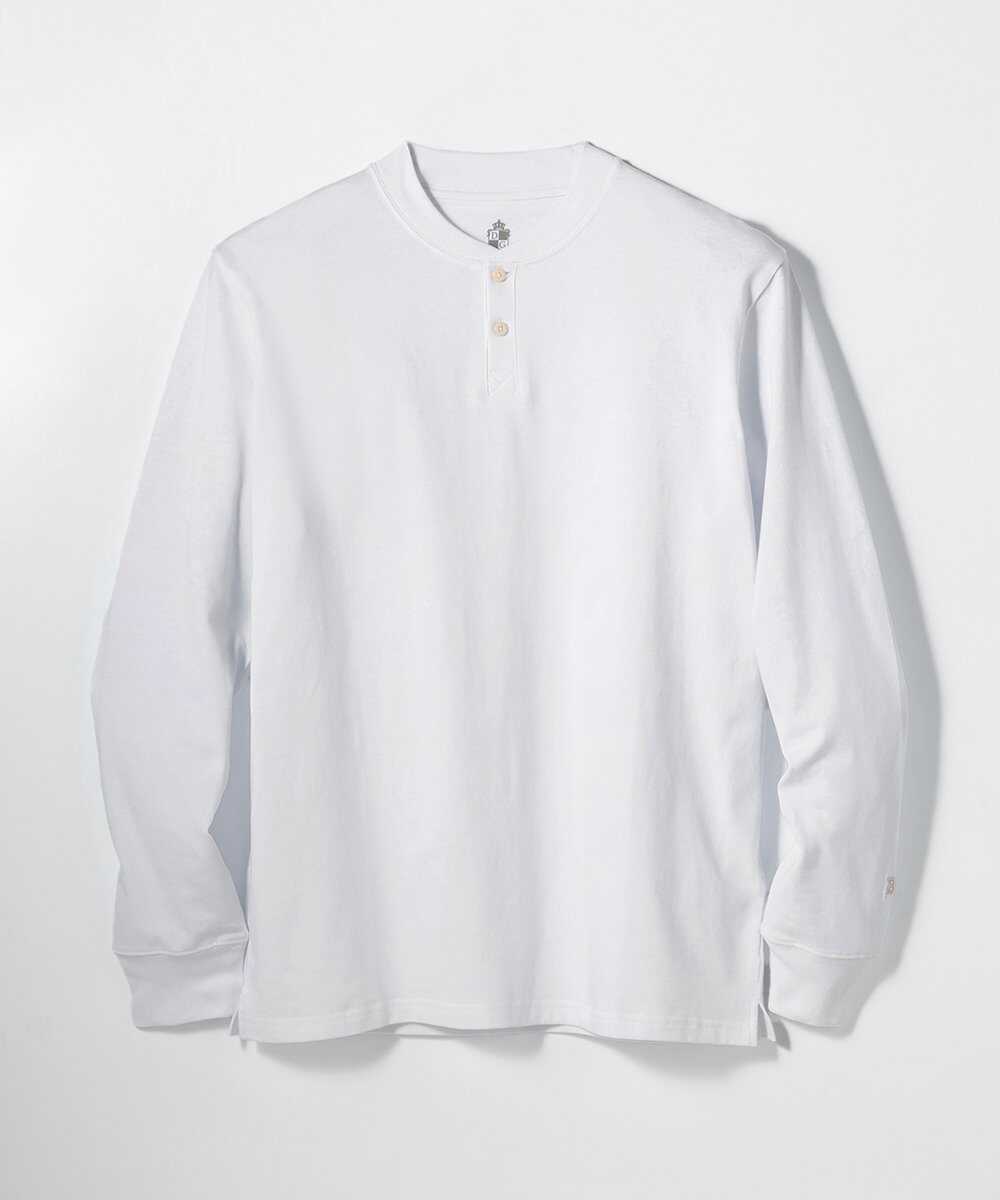 アクロクリア ロングスリーブヘンリーネックTシャツ