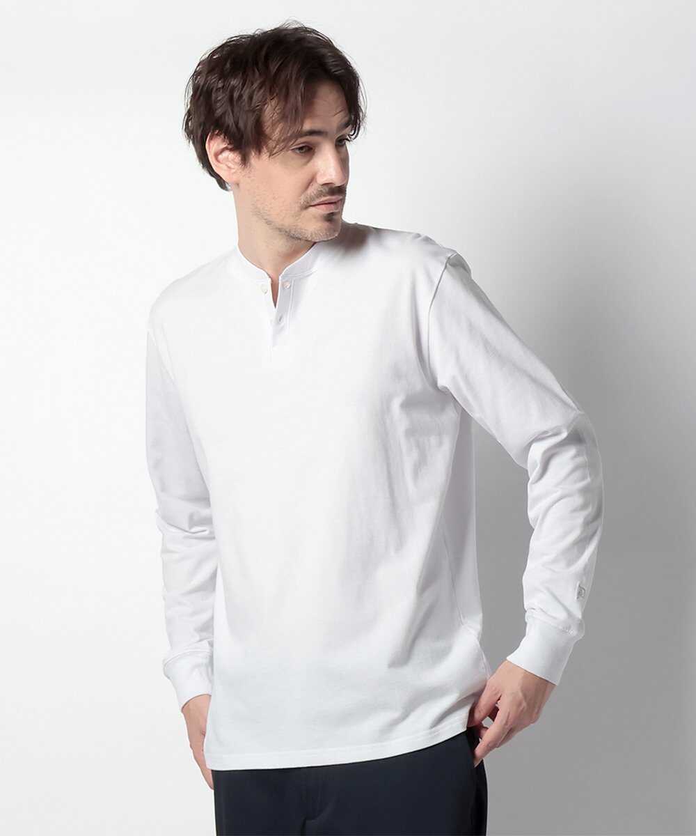 アクロクリア ロングスリーブヘンリーネックTシャツ