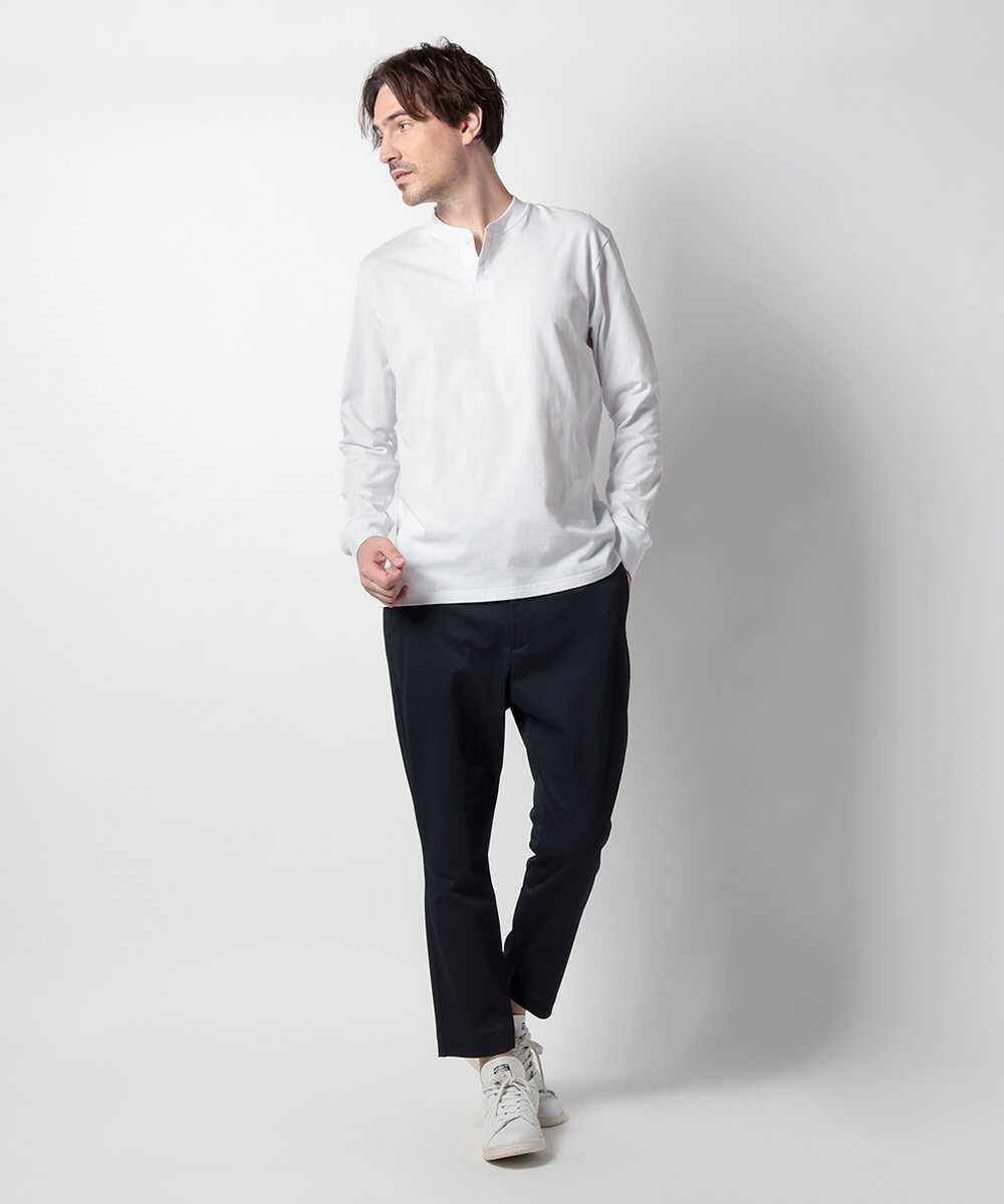 アクロクリア ロングスリーブヘンリーネックTシャツ