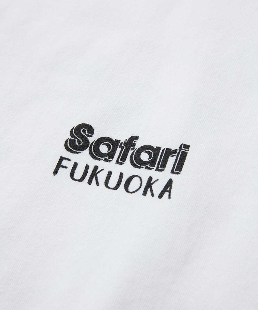 FUKUOKA  / 福岡 バックプリント マップTシャツ