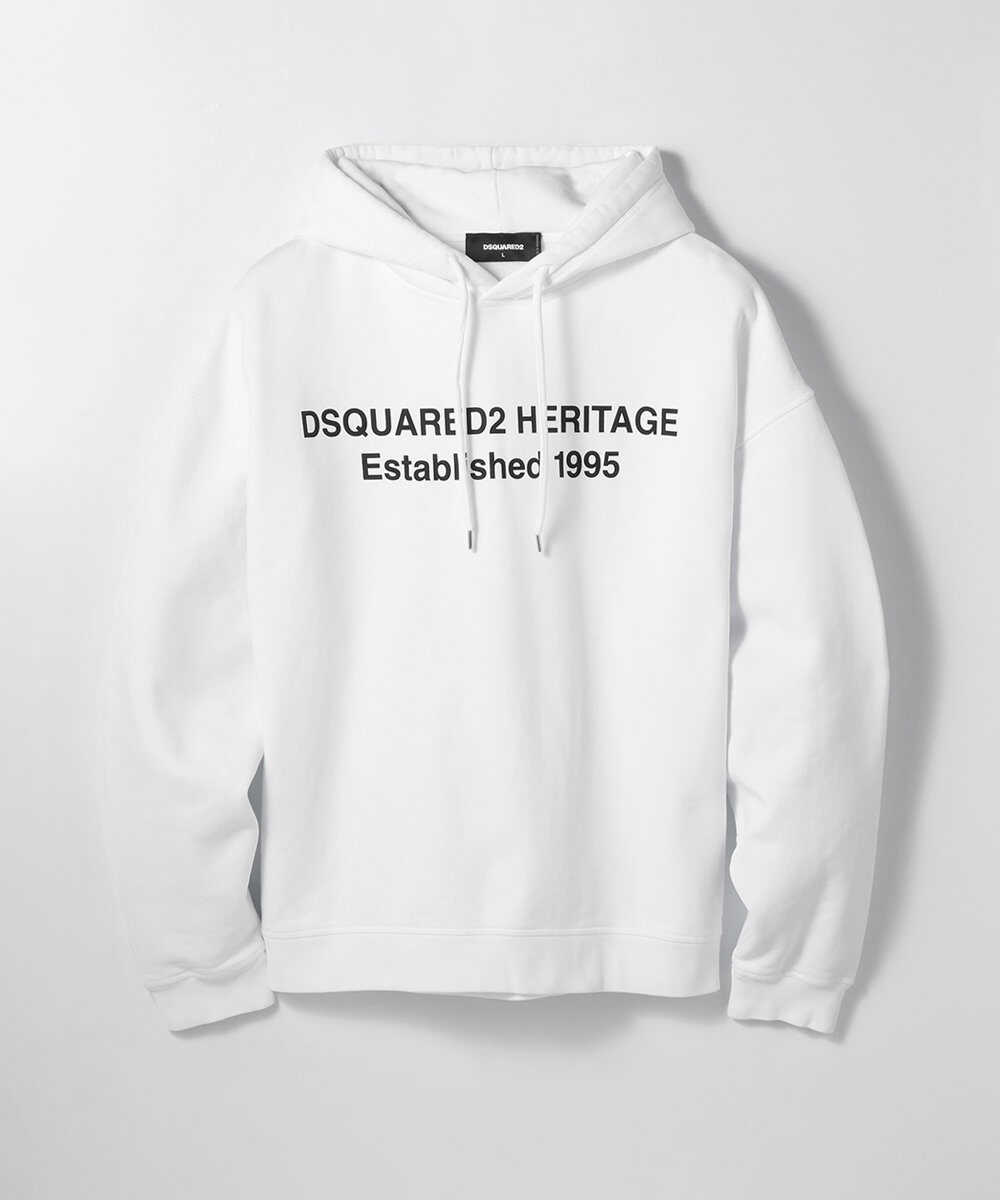 ‘‘DSQUARED2 HERITAGE’’プリント プルオーバーパーカ