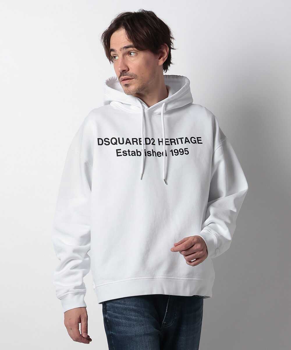 ‘‘DSQUARED2 HERITAGE’’プリント プルオーバーパーカ