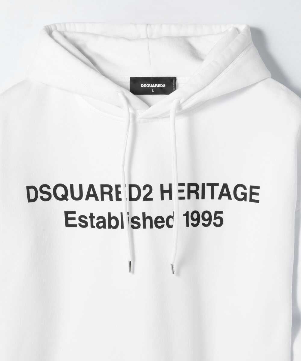 ‘‘DSQUARED2 HERITAGE’’プリント プルオーバーパーカ