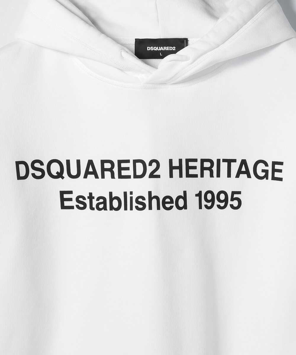 ‘‘DSQUARED2 HERITAGE’’プリント プルオーバーパーカ