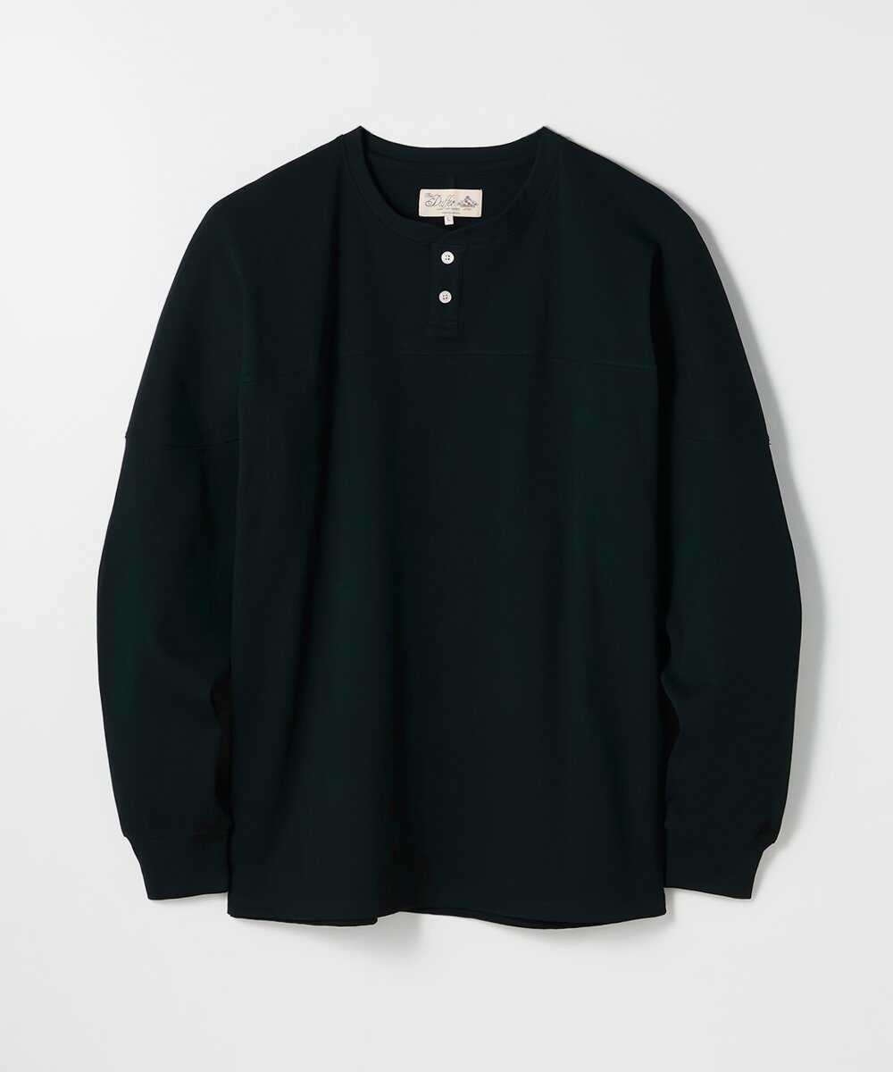 “エアフレックス”ハニカムヘンリーネック ロングスーブTシャツ