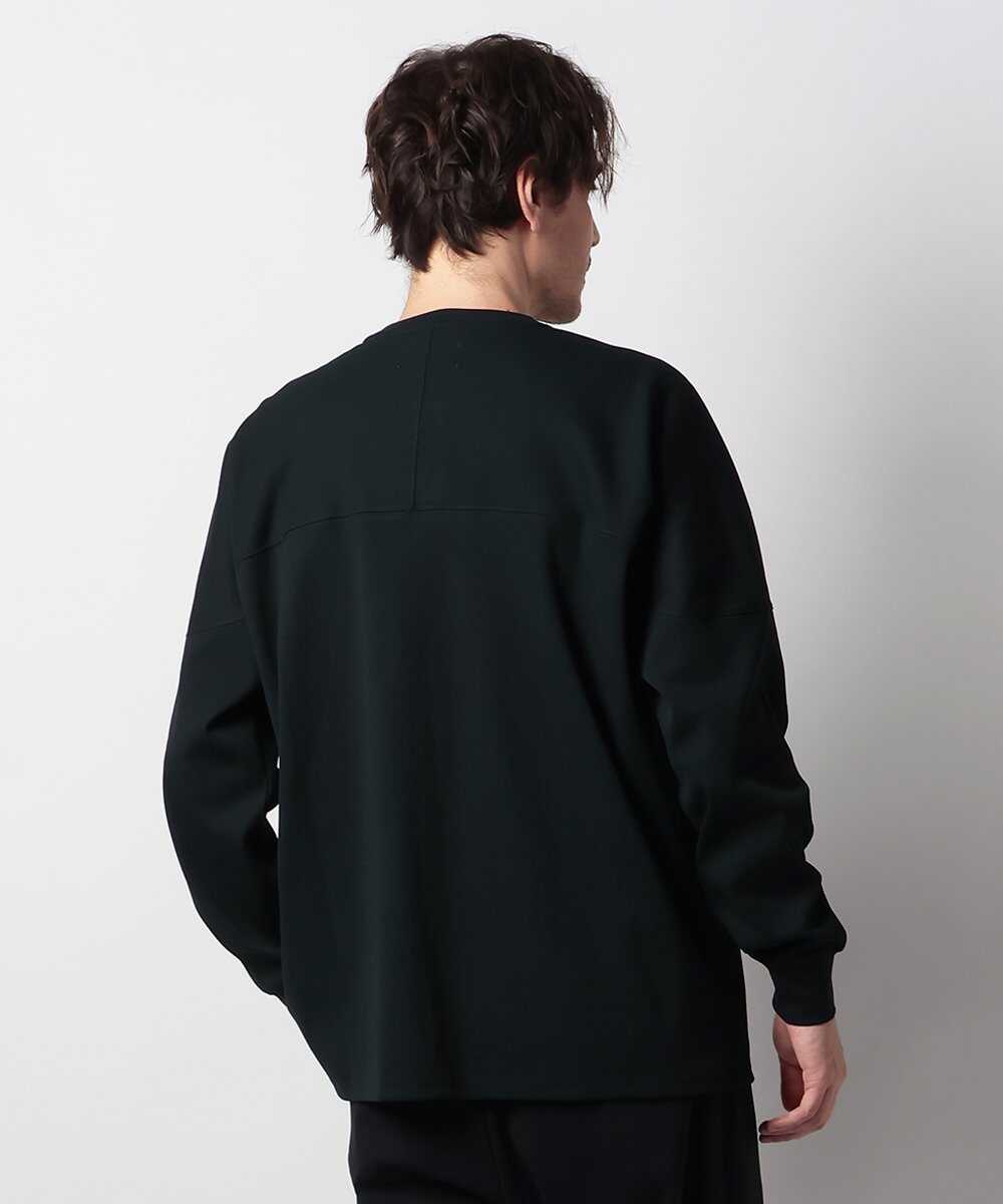 “エアフレックス”ハニカムヘンリーネック ロングスーブTシャツ